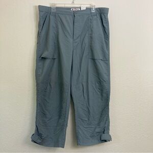 Vintage Columbia Cropped Hiking Pants - Gray - Size Large